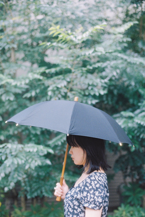 晴雨兼用CLムジ BLACK 籐ロング