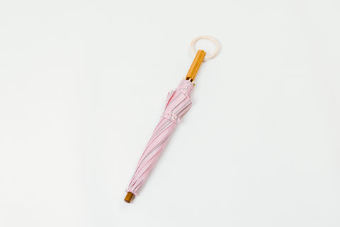P-17 日傘 40㎝ pink stripe