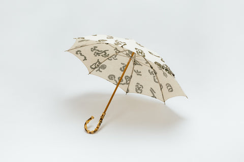 YP-03 Umbrella for both sun and rain Hand printing 47cm